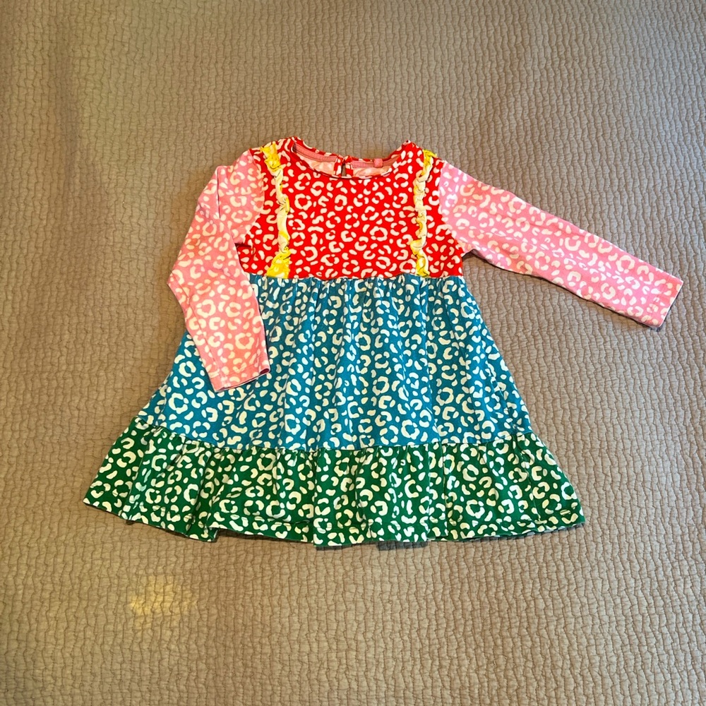 Mini-Boden multi-colored toddler dress